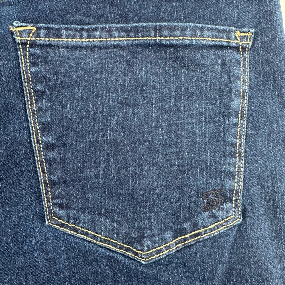 Seven7 Women’s Classic Skinny Navy Straight Jeans size 12 - Picture 3 of 7